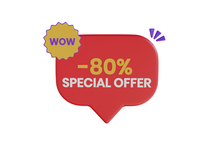Offre spéciale 80%  3D Icon