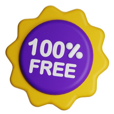 Offrir 100 gratuits  3D Icon