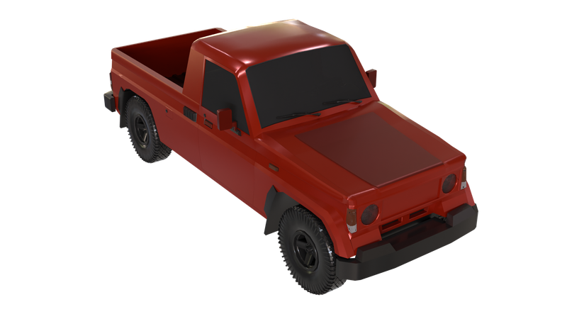 Offroad Truck  3D Icon