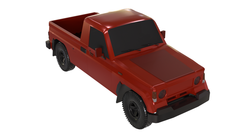Offroad Truck  3D Icon