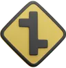 Offset Road Junction Left And Right