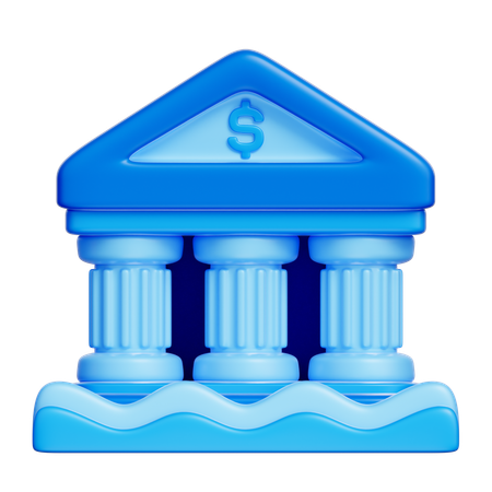 Offshore Bank  3D Icon
