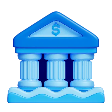 Offshore Bank  3D Icon