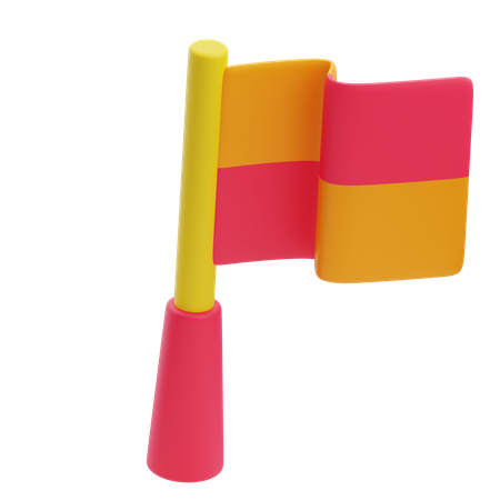 Offside Flag  3D Icon