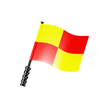 Offside flag  3D Icon