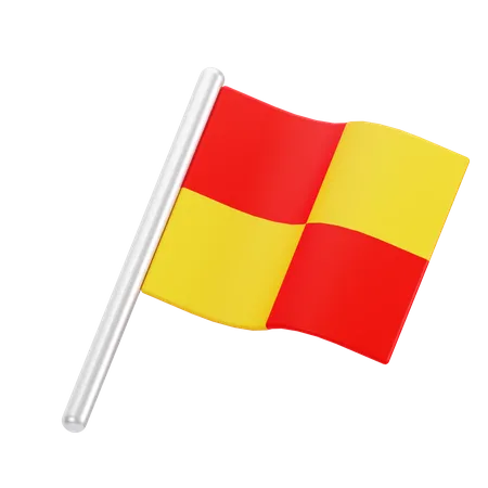 Offside Flag  3D Icon