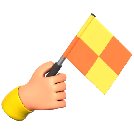 Offside Flag  3D Icon