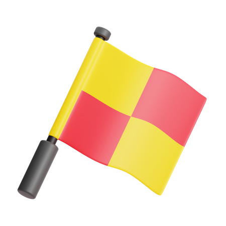 OFFSIDE FLAG  3D Icon