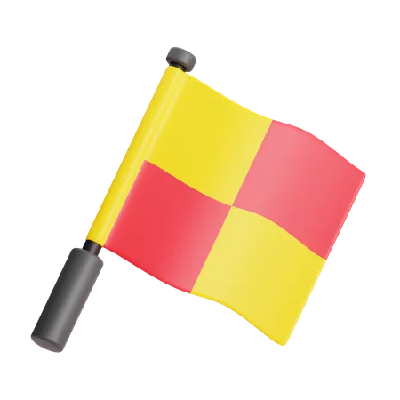 OFFSIDE FLAG  3D Icon