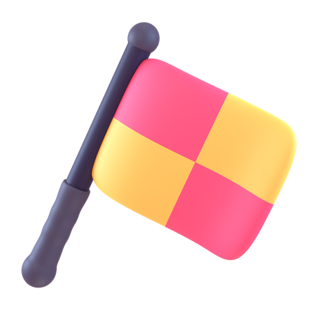 Offside Flag  3D Icon