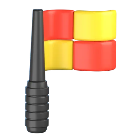 Offside Flag  3D Icon