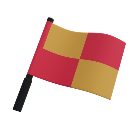 Offside Flag  3D Icon