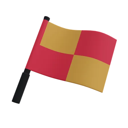 Offside Flag  3D Icon