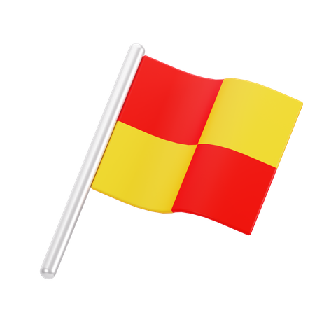 Offside Flag  3D Icon