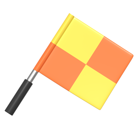 Offside Flag  3D Icon