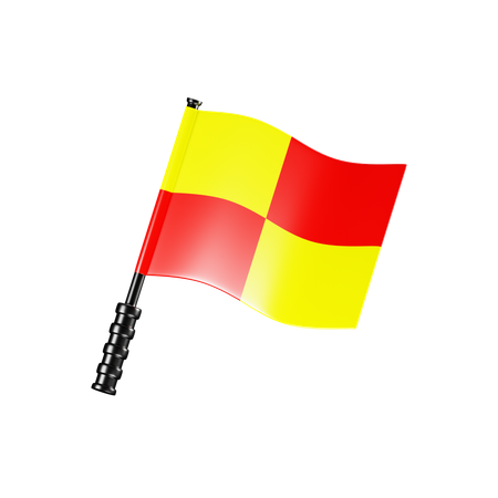Offside flag  3D Icon