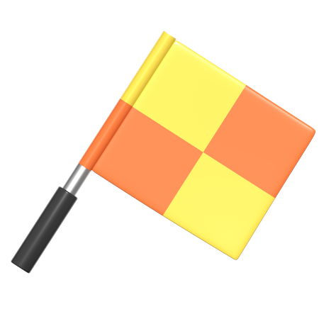 Offside Flag  3D Icon