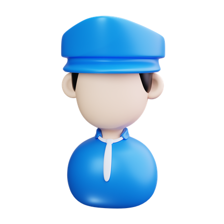 Oficial de imigração  3D Icon