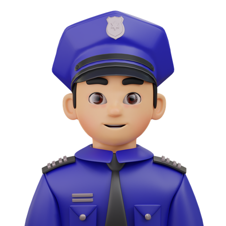 Oficial de policía  3D Icon