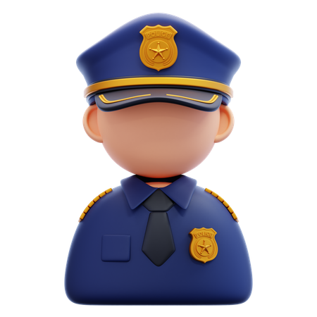 Oficial de policía  3D Icon