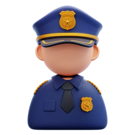 Oficial de policía  3D Icon