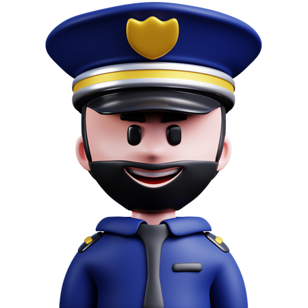 Oficial de policía  3D Icon