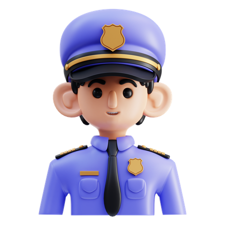 Oficial de policía  3D Icon