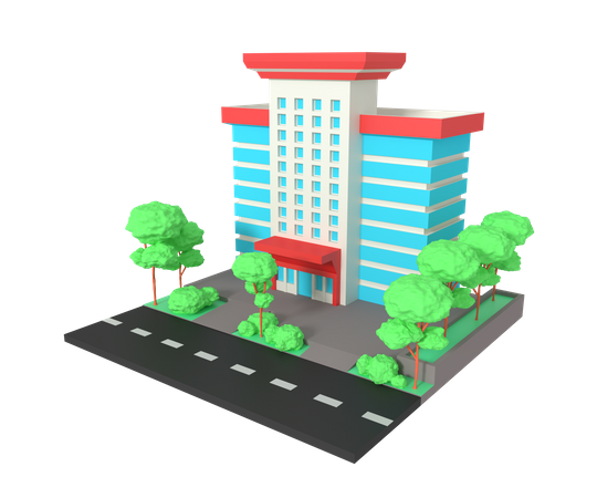 Oficina  3D Illustration