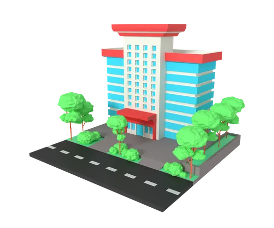 Oficina  3D Illustration