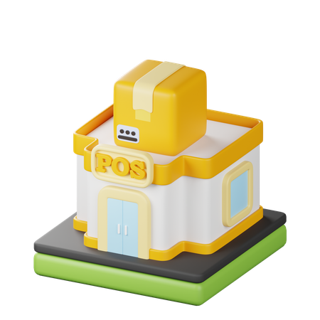Oficina de correos  3D Icon