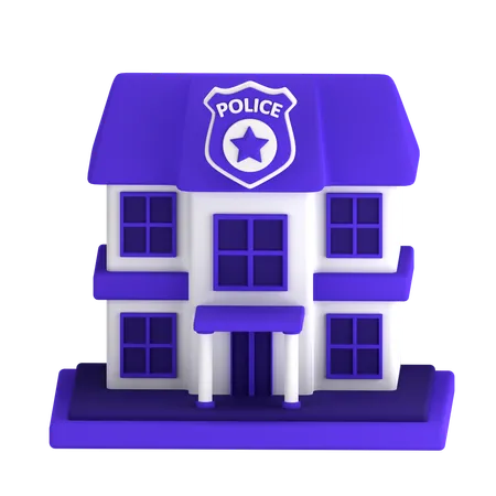 Oficina de la policía  3D Icon