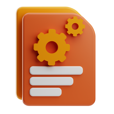 Oficina de proyectos  3D Icon