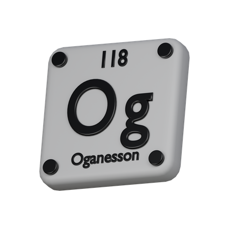 Oganesson  3D Icon