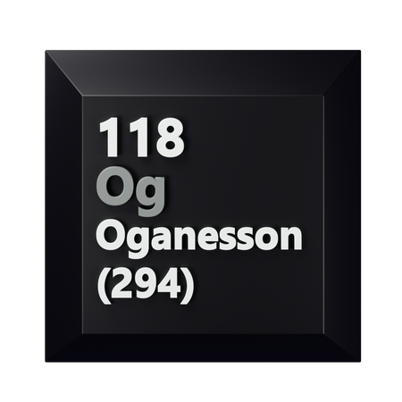 Oganesson  3D Icon