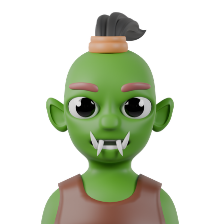 Ogro  3D Icon