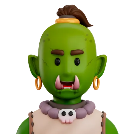 Ogro  3D Icon
