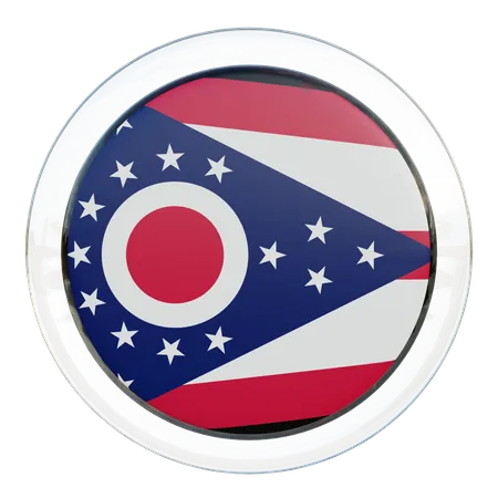 Ohio Flag  3D Flag