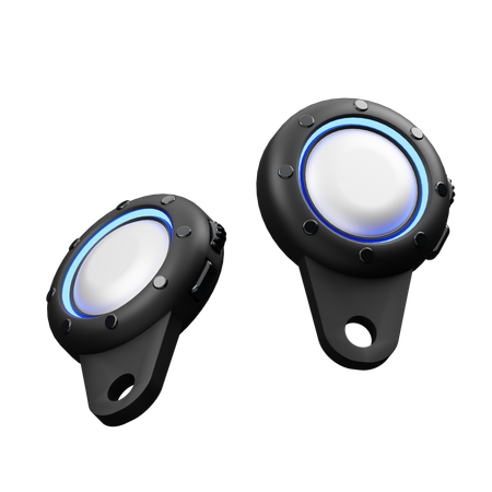 Ohrhörer  3D Icon