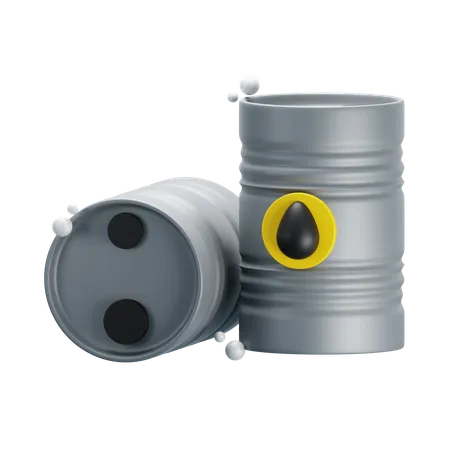 Oil Barrel 3 D Illustration 3D Icon