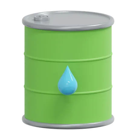 Bio Fuel Barrel 3 D Icon Environment Friendly Illustration 3D Icon