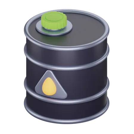 Oil Barrel  3D Icon