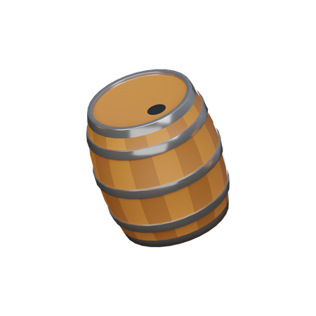 Oil Barrel  3D Icon