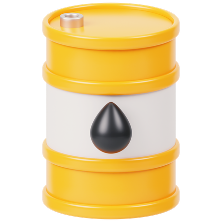 Oil Barrel  3D Icon