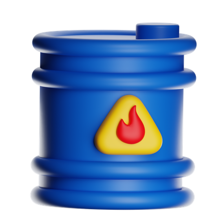 Oil Barrel  3D Icon
