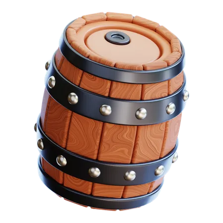 Oil Barrel  3D Icon