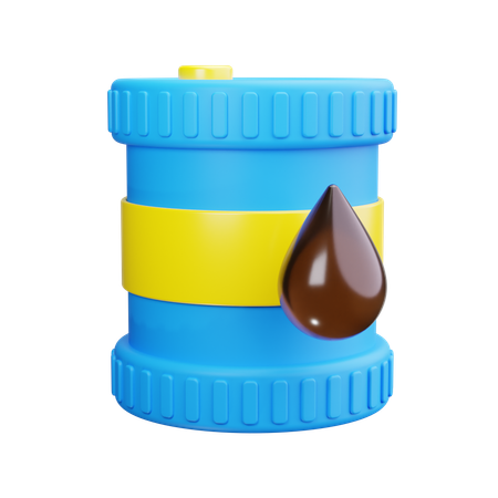 Oil Barrel  3D Icon