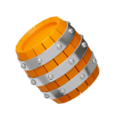 Oil Barrel  3D Icon