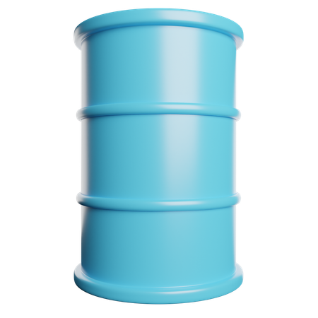 Oil Barrel  3D Icon