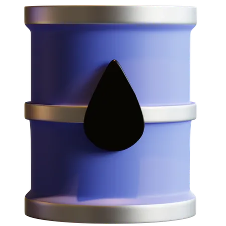 Oil Barrel  3D Icon