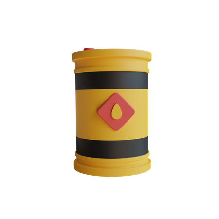 Oil Barrel  3D Icon